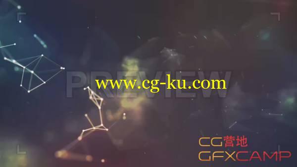 Plexus粒子点线背景高清视频素材 Motion Array Plexus Background v8的图片1