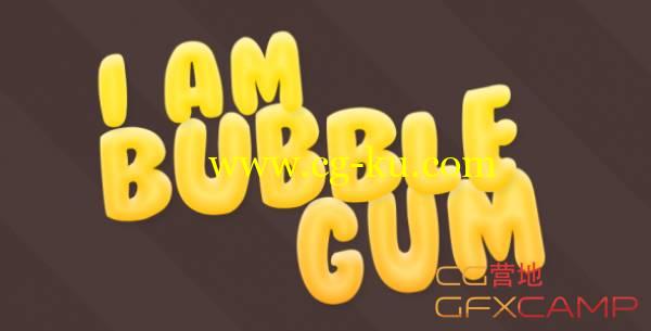 AE模板-可爱儿童卡通泡泡糖弹跳文字动画 VideoHive Bubble Gum的图片1