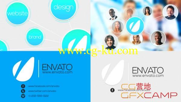 AE模板-圆圈连线公司Logo商品图标文字展示 VideoHive Intro Identity for Company Logo的图片1