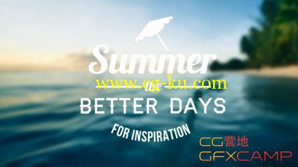 AE模板-夏天假期旅游照片幻灯片快速展示 VideoHive Epic Summer Days Opener的图片1