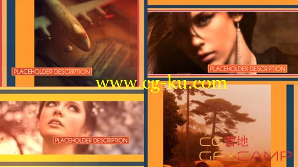 AE模板-回忆复古照片幻灯片展示 VideoHive Clean Slide的图片1
