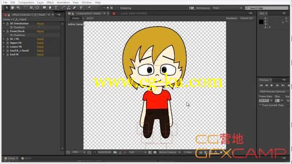 二维卡通角色绑定AE教程 Udemy - Save Time in Character Animation for After Effects - 2D Animation 101的图片1
