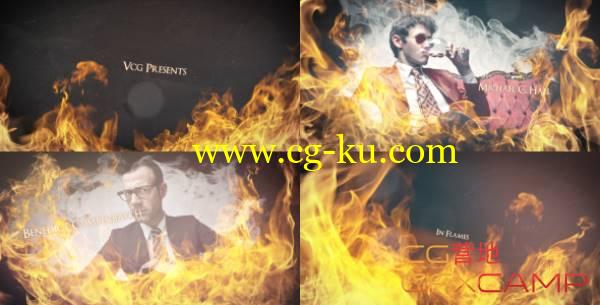 AE模板-史诗震撼火焰游戏照片视频开场 VideoHive In Flames - An Epic Dynamic Opener的图片1