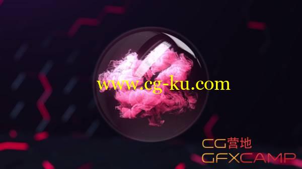 方块变形水晶球烟雾动画C4D教程 Cube Ident的图片1