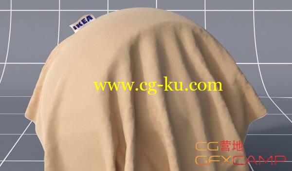 3Ds Max Vray渲染宜家柔软布料材质教程 Lets Make a IKEA Ektorp Sofa Fabric Shader in Vray的图片1