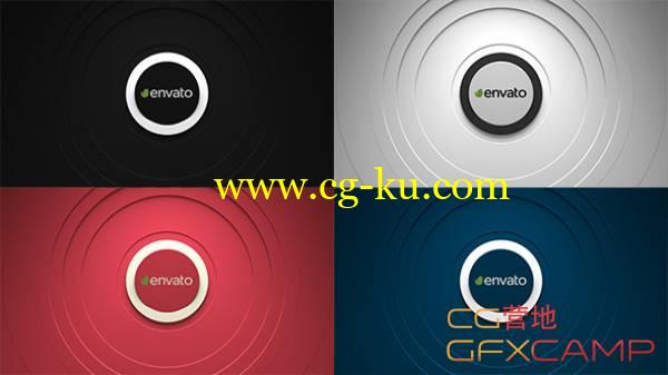AE模板-波形墙面抖动Logo展示 VideoHive Clean Sound - Logo Reveal的图片1