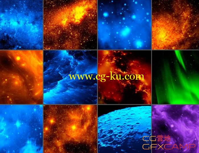 宇宙星云银河星星星球PS笔刷效果样式合集的图片3