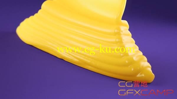 Realflow香草奶油流体模拟教程 Creating A Vanilla Pouring Simuation Tutorial的图片1