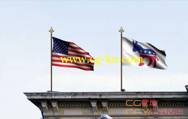 国旗旗帜飘动AE插件 Zaxwerks 3D Flag 4.0.0 Win AE CS6-CC2015 一键安装破解版的图片1