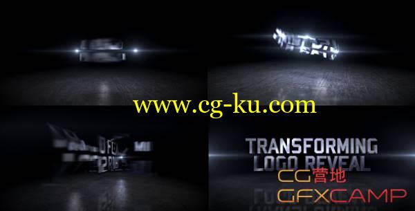 AE模板-变形金刚折叠翻转Logo展示 VideoHive Transforming Logo Reveal的图片1