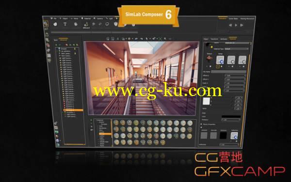 3D场景制作渲染分享动画软件 Simlab Composer 2015 v6.1.5 Win的图片1