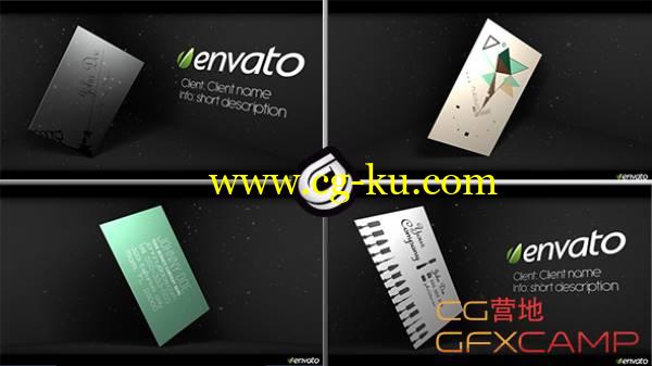 AE模板-时尚商务名片介绍展示 VideoHive Stylish Print Designs Showcase的图片1