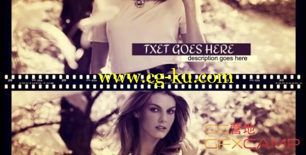 AE模板-电影胶卷胶片时尚图片展示 VideoHive Film Fashion Slide的图片1