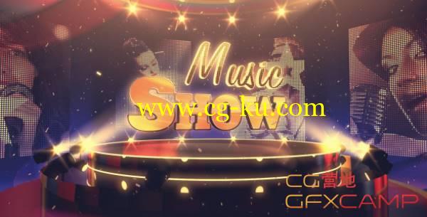 AE模板-演唱会麦克风舞台彩纸飘落站票展示开场栏目包装 VideoHive Music Show的图片1