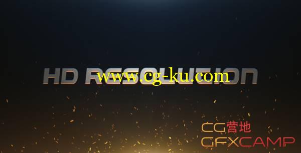 AE模板-火焰粒子飘动游戏宣传片开场 VideoHive Tension Trailer的图片1