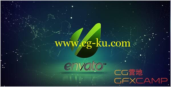AE模板-Plexus点线粒子背景三维Logo文字旋转展示 VideoHive Zodiac 3D Logo的图片1