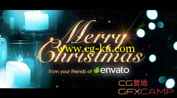 AE模板-梦幻浪漫婚礼爱情粒子飘动圣诞节开场 VideoHive Magic Christmas Greetings的图片1
