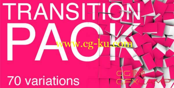 AE模板-70个方块图形变化MG动画转场 Transition Pack - 70的图片1