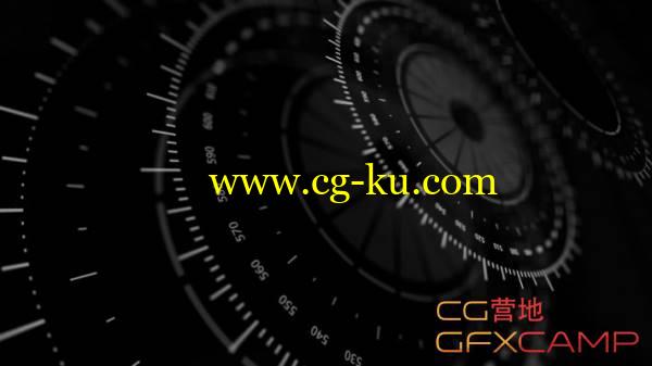 UI数据表格直尺刻度标尺HUD风格AE脚本 Aescripts easyRulers v1.01的图片1