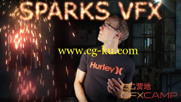 AE火星粒子教程 After Effects Spark Particles CC Particle World Tutorial的图片1