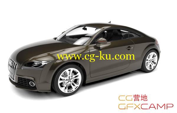 奥迪TTS汽车C4D 3D模型 Audi TTS的图片1
