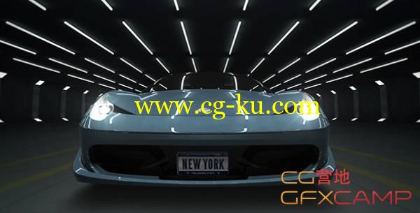 AE模板-底下停车场汽车发动Logo展示 Car Logo Opener的图片1