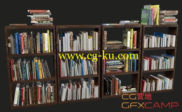 C4D书本任意放置书架插件+使用教程 Nitro4D NitroBookCase v1.00 R12-R17 Win/Mac的图片1