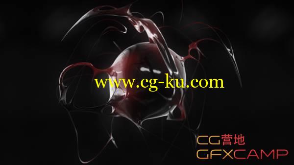 Houdini制作抽象液体小球动画教程(含工程) Liquid Spider Effect的图片1
