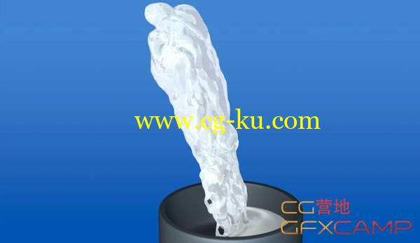 C4D牛奶液体效果教程 Cinema 4D How to Create a Milk Material Tutorial的图片1