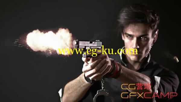 AE开枪火焰闪光特效合成教程(含音效) Advanced Cinematic Gunshot Tutorial - Muzzle Flash VFX的图片1
