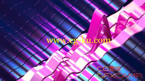 C4D色彩斑斓反射材质制作教程 Cinema 4D Creating an Iridescent Material Tutorial的图片1