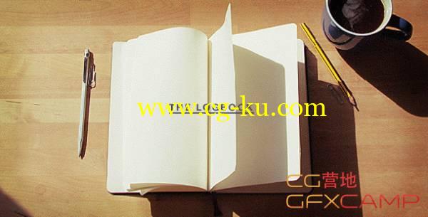 AE模板－日记本翻页旅行相册事件回忆介绍 The Logbook Mockup的图片1