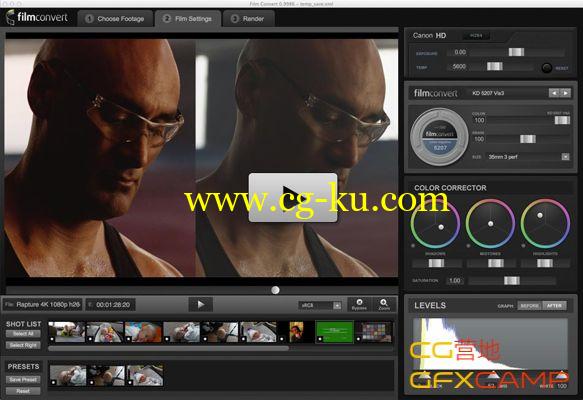 数字转胶片插件 FilmConvert Pro 2.11 for AE & Premiere – Win64的图片1