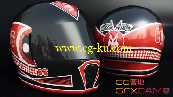3DS MAX低多边形游戏头盔建模材质教程 Pluralsight - Modeling and Texturing a Low Poly Helmet for Games in 3ds Max的图片1