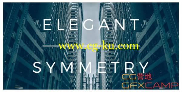 AE模板-对称展开优雅时尚宣传片幻灯片展示 Elegant Symmetry Slideshow的图片1