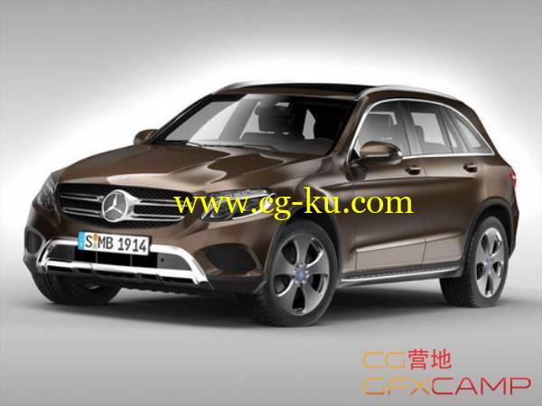 奔驰汽车3D模型 CGTrader 3D MODELS - Mercedes Benz GLC Class 2016的图片1