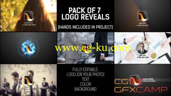 AE模板-手拿公司企业Logo滑动开场展示 Pack of Hand Logo的图片1