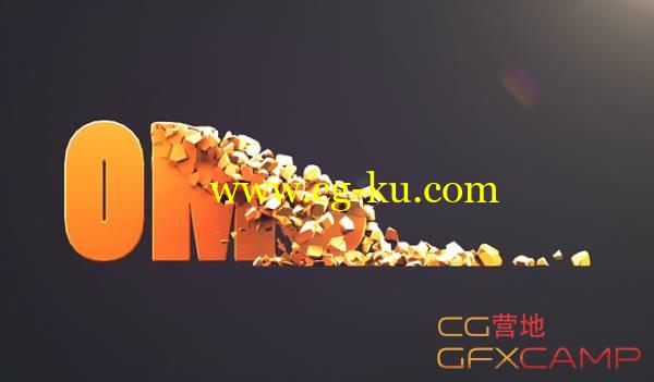 3DS MAX TP粒子文字破碎教程 Destroy And Build a 3D Text With Thinking Particles Tutorial的图片1