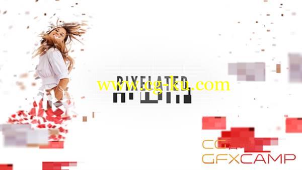 AE模板-图片破碎像素化马赛克开场 Pixelated的图片1