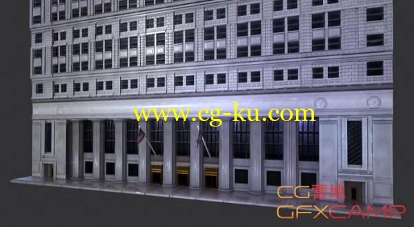 游戏低多边形建模材质贴图教程 Pluralsight - Modeling and Texturing a Next-gen Building for Games in 3ds Max的图片1