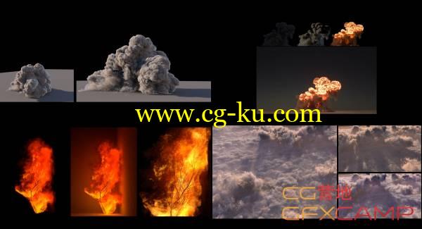 Houdini阿诺德烟雾火焰渲染教程 CGCircuit Volume Rendering Using Houdini & Arnold的图片1