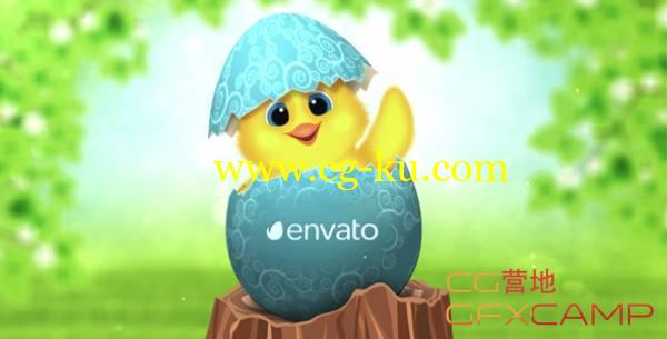 AE模板-复活节彩蛋破碎万物复苏开场 Easter Day的图片1