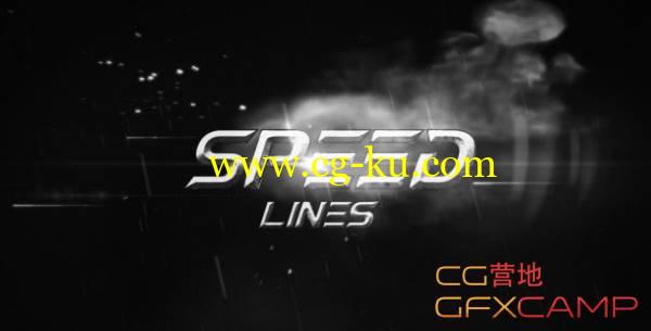 AE模板-子弹速度线下雨Logo展示 Speed Lines的图片1
