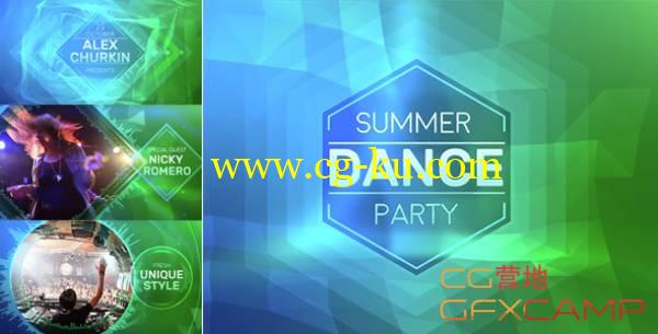 AE模板-音乐派对舞会聚会宣传片开场片头 Summer Party的图片1