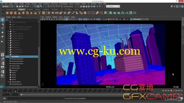 Maya MASH插件工具MG动画制作教程 Lynda – Maya: Motion Graphics Workflow with MASH的图片1