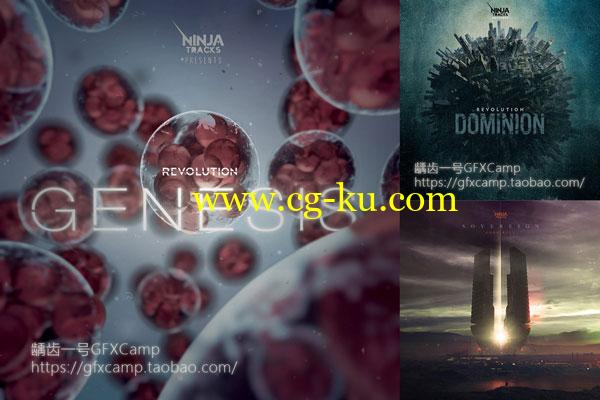 科幻史诗未来工业黑暗超现实大气激情背景音乐 Ninja Tracks 12CD的图片1
