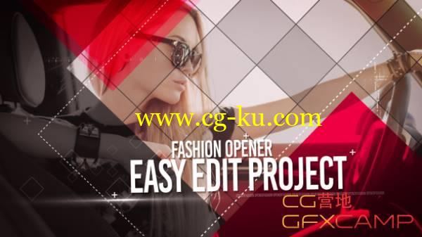 AE模板-方块切屏时尚娱乐片头开场 Fashion Opener的图片1