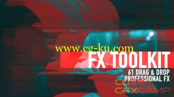 信号损坏RGB色差漏光特效转场AE预设 FX ToolKit的图片1
