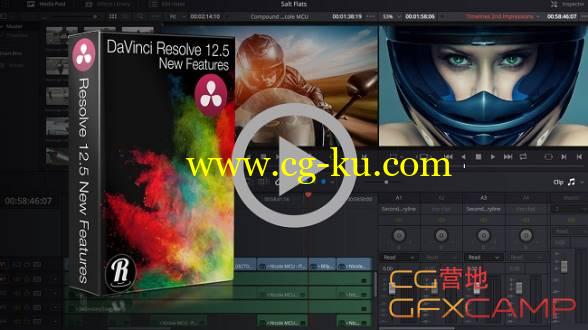 达芬奇12.5新功能特性教程 Ripple Training – DaVinci Resolve 12.5 – New Features的图片1