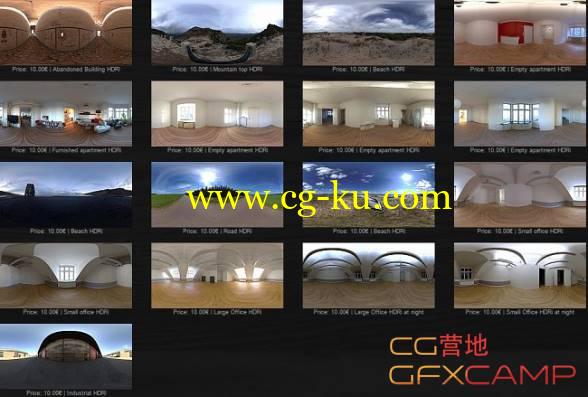 16个高动态HDRI贴图素材 CG Source HDRI Maps的图片1